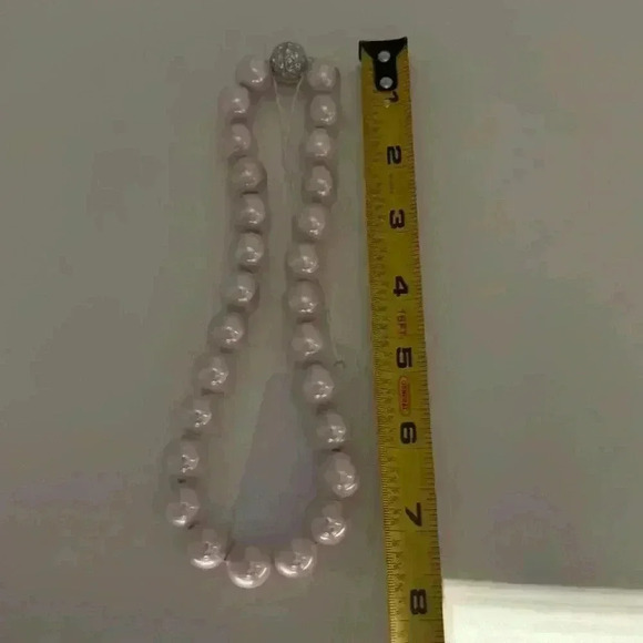 Pearl Choker Mallorca 12 mm Custom Made New Pink - Picture 4 of 4